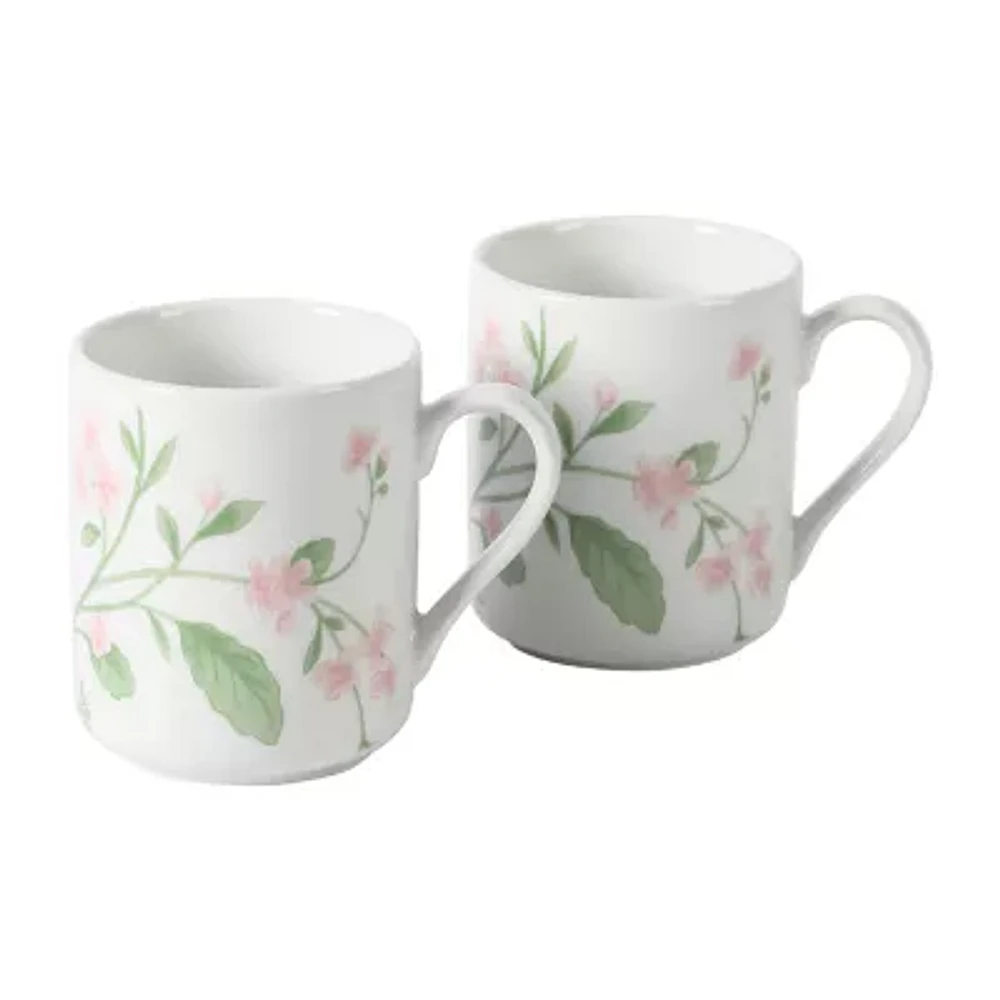 Martha Stewart Kimberly 2-pc. Floral Coffee Mug