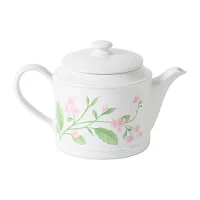 Martha Stewart Kimberly Floral Stoneware Teapot