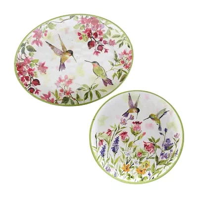 Certified International Hummingsbirds 2-pc. Serving Sets