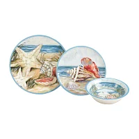 Certified International Seacoast 12-pc. Melamine Dinnerware Set