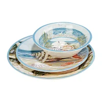 Certified International Seacoast 12-pc. Melamine Dinnerware Set