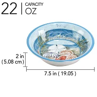 Certified International Seacoast 6-pc. Melamine Soup Bowl