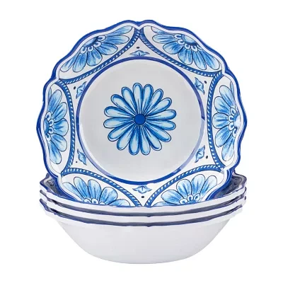 Certified International Veranda 4-pc. Melamine Soup Bowl