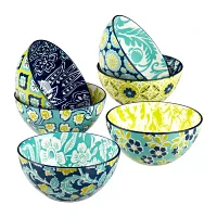 Certified International Tapestry 6-pc. Porcelain Fruit Bowl