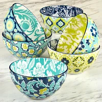 Certified International Tapestry 6-pc. Porcelain Ice Cream Bowl