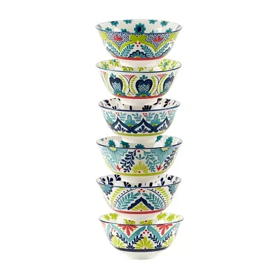 Certified International Talavera 6-pc. Porcelain Ice Cream Bowl