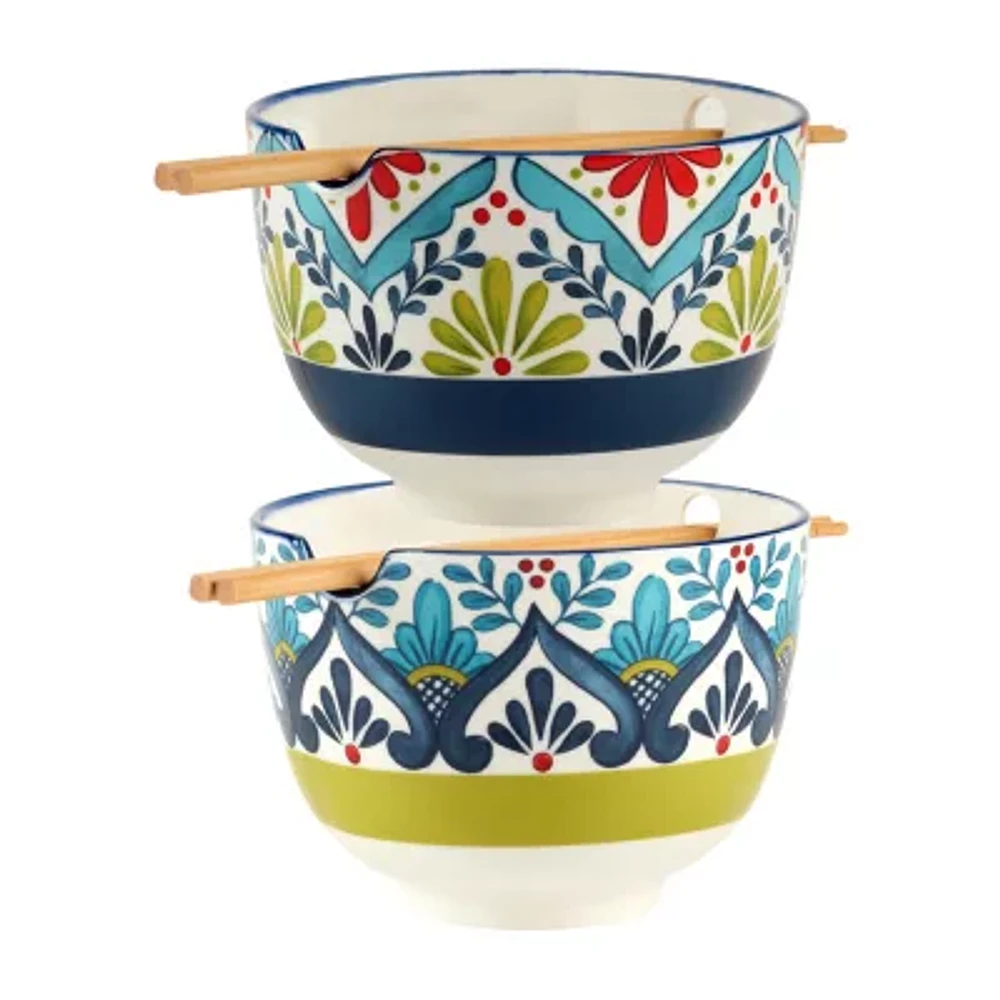 Certified International Talavera 2-pc. Porcelain Soup Bowl