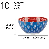 Certified International Panache 6-pc. Porcelain Fruit Bowl