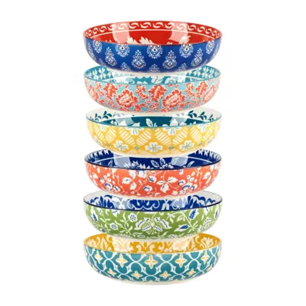 Certified International Panache 6-pc. Porcelain Soup Bowl