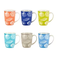 Certified International Seaside 6-pc. Coffee Mug