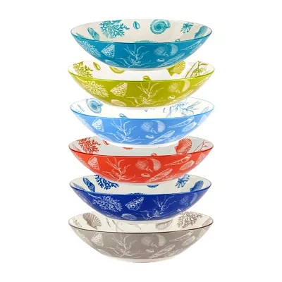 Certified International Seaside 6-pc. Porcelain Soup Bowl