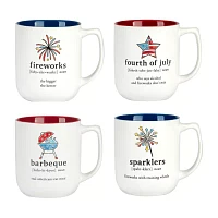 Certified International Patriotic 4-pc. Coffee Mug