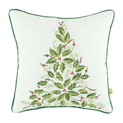 Lenox Holiday Tree Square Throw Pillows