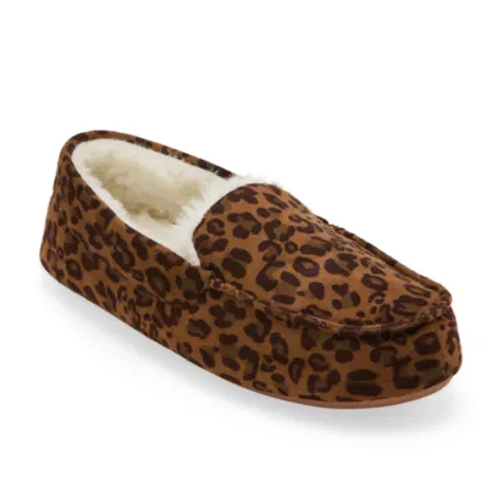 St. John's Bay Abscot Womens Moccasin Slippers