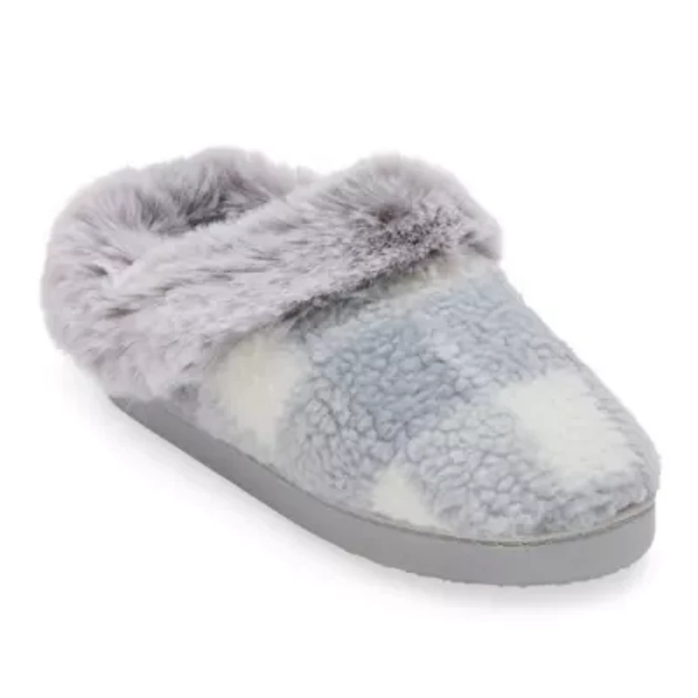 Cuddl Duds Buffalo Womens Clog Slippers