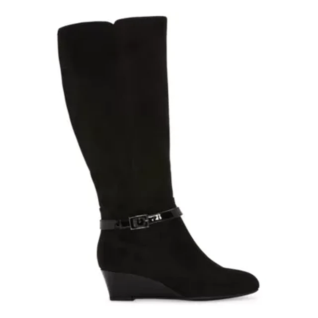 Cone Heel Black Booties Jcpenney Home Plaza Del Caribe San Juan