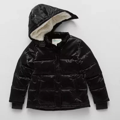 Thereabouts Little & Big Girls Adaptive Easy-on + Easy-off Heavyweight Puffer Jacket