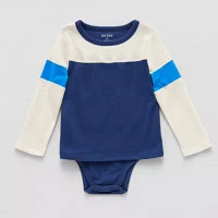 Okie Dokie Toddler Boys Adaptive Long Sleeve Bodysuit