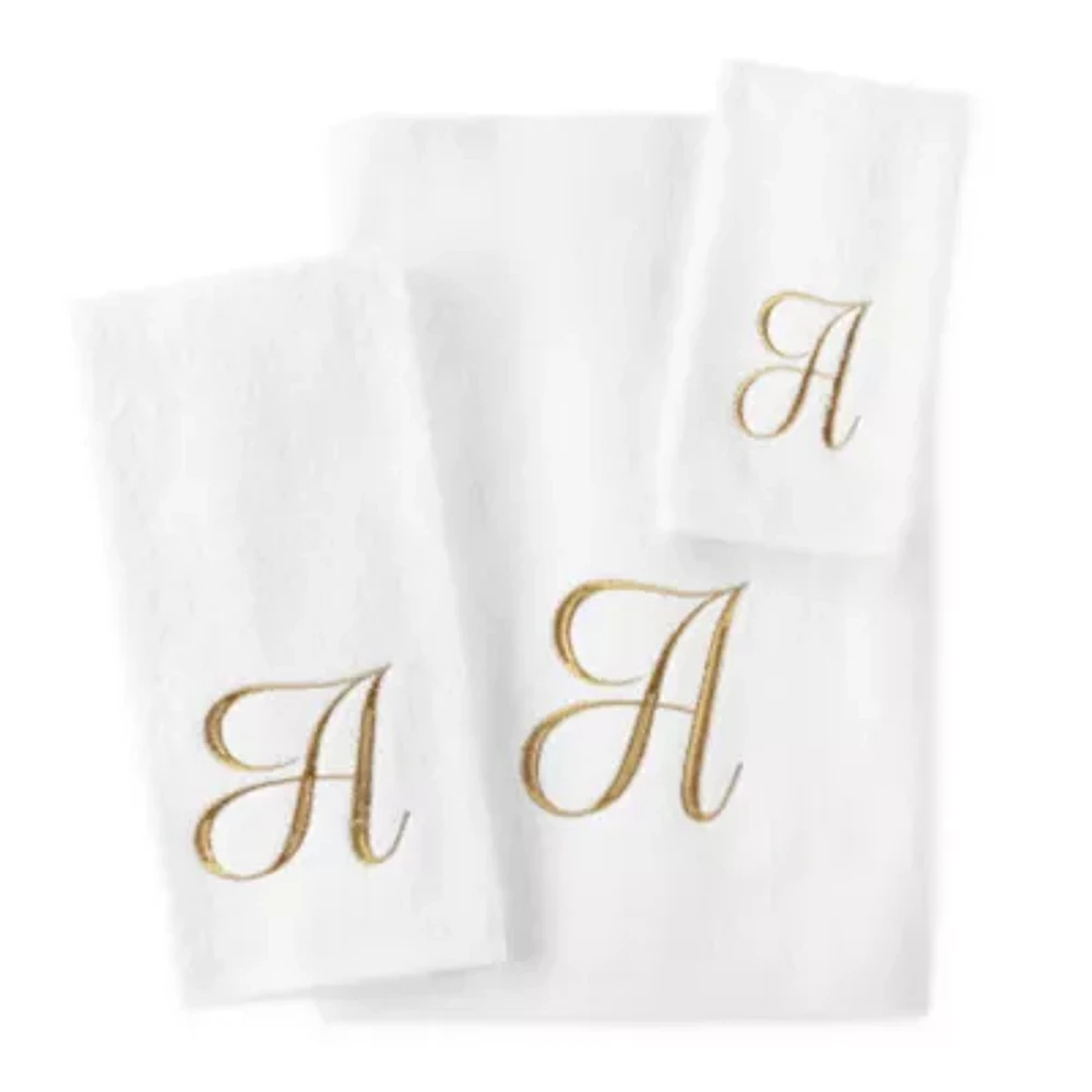 Avanti Monogram 3-pc. Bath Towel Set