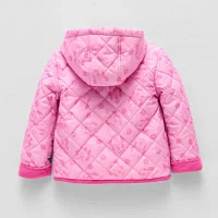 Disney Collection Little & Big Girls Hooded Minnie Mouse Midweight Quilted Jacket