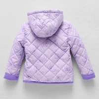 Disney Collection Little & Big Girls Hooded Stitch Midweight Quilted Jacket