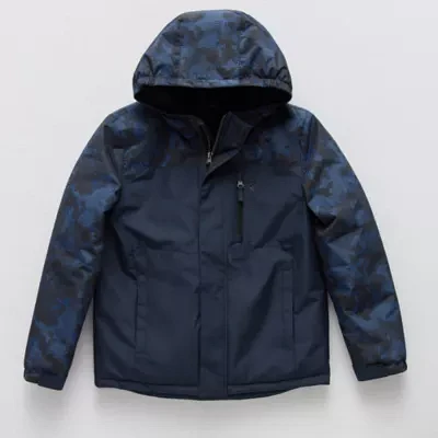 Free Country Little & Big Boys Hooded Water Resistant Midweight Puffer Jacket