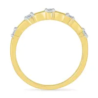 2MM 1/ CT. T.W. Natural White Diamond 10K Gold Band