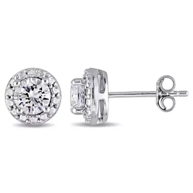 YES PLEASE! 2.5 CT.T.W. Lab-Created White Sapphire Stud Earrings in  Sterling Silver - JCPenney