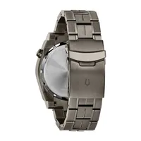 Bulova Precisionist Mens Gray Stainless Steel Bracelet Watch 98b343