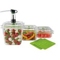 FoodSaver® Vacuum Seal Food Storage Containers, 3-Piece Set