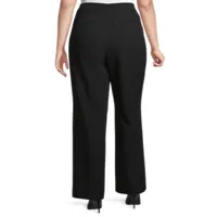 Worthington Womens Perfect Fit Trouser - Plus