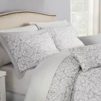 Waverly Dashing Damask 6-pc. + Scroll Midweight Comforter Set