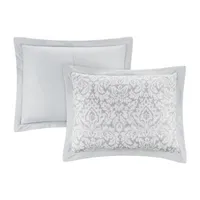 Waverly Dashing Damask 6-pc. + Scroll Midweight Comforter Set