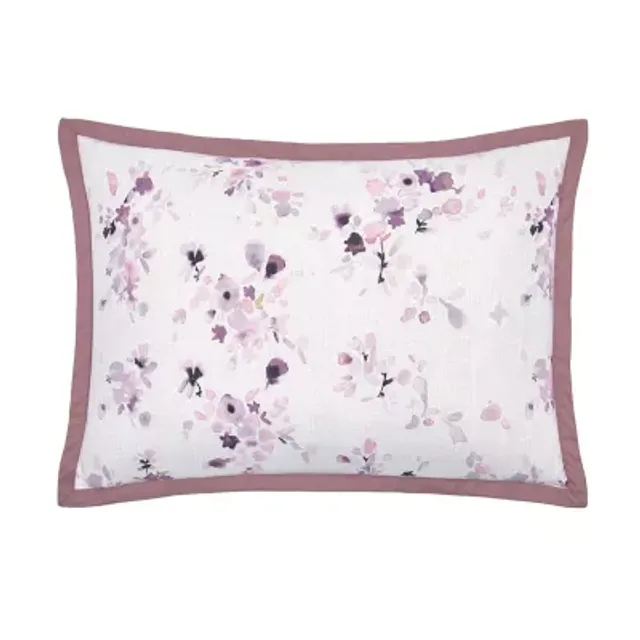 Fieldcrest Watercolor Floral 3-pc. Floral Comforter Set, Color: Elderberry  Purple - JCPenney