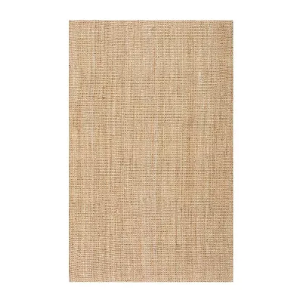 nuLoom Hand Woven Ashli Solid Jute Rug