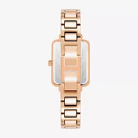 Armitron Womens Crystal Accent Rose Goldtone Bracelet Watch 75-5841mprg