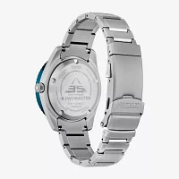 Citizen Mens Automatic Silver Tone Bracelet Watch Nb6026-56l