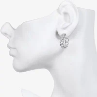 Bijoux Bar Delicates Delicates Silver Tone 3 Pair Earring Set