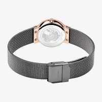 Bering Womens Gray Stainless Steel Bracelet Watch 10126-0663