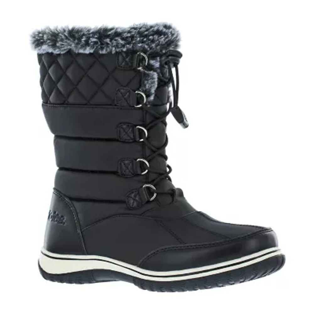 Totes Womens Anchor Waterproof Flat Heel Winter Boots