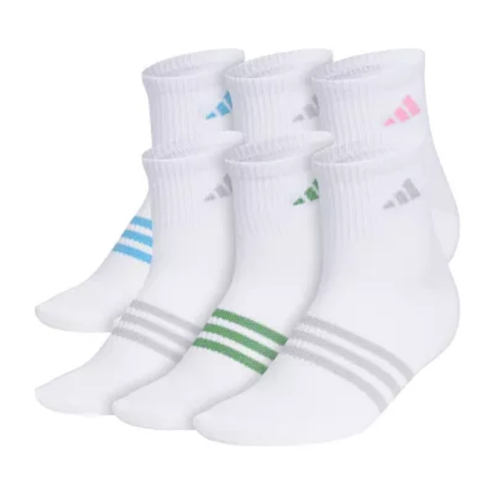 adidas Superlite 6 Pair Quarter Ankle Socks Womens