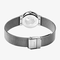 Bering Womens Silver Tone Stainless Steel Bracelet Watch 10126-000