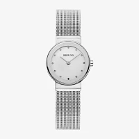 Bering Womens Silver Tone Stainless Steel Bracelet Watch 10126-000