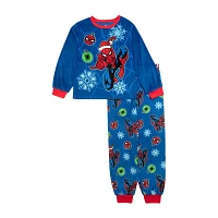 Disney Collection Little & Big Boys 2-pc. Spiderman Pajama Set