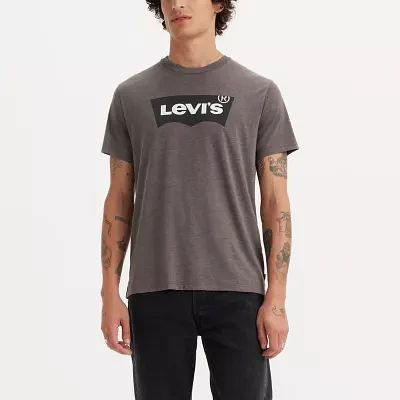 Levi's® Mens Tri Blend Crew Neck Short Sleeve Graphic T-Shirt