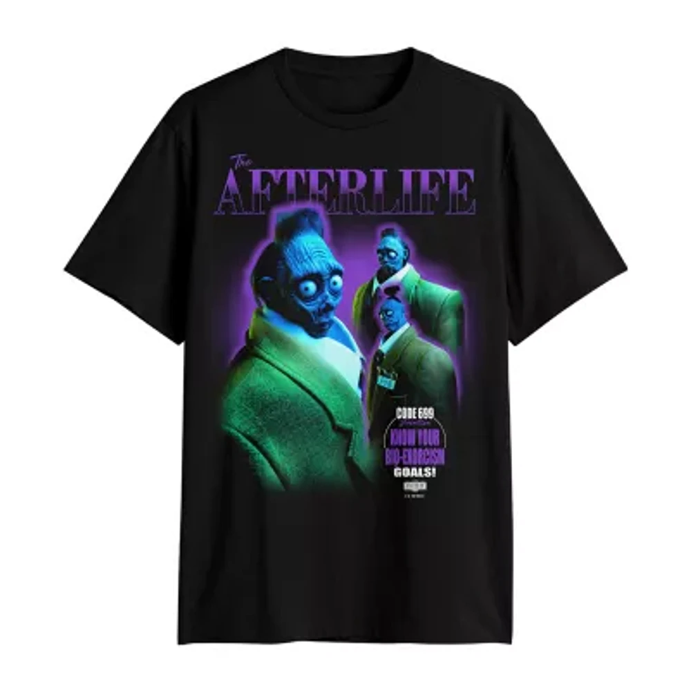 Mens Short Sleeve Beetlejuice Graphic T-Shirt