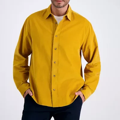 Haggar Mens Regular Fit Long Sleeve Button-Down Shirt