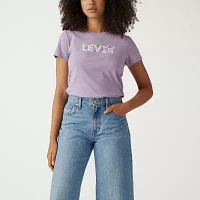 Levi's The Perfect Tee Womens Crew Neck Short Sleeve T-Shirt