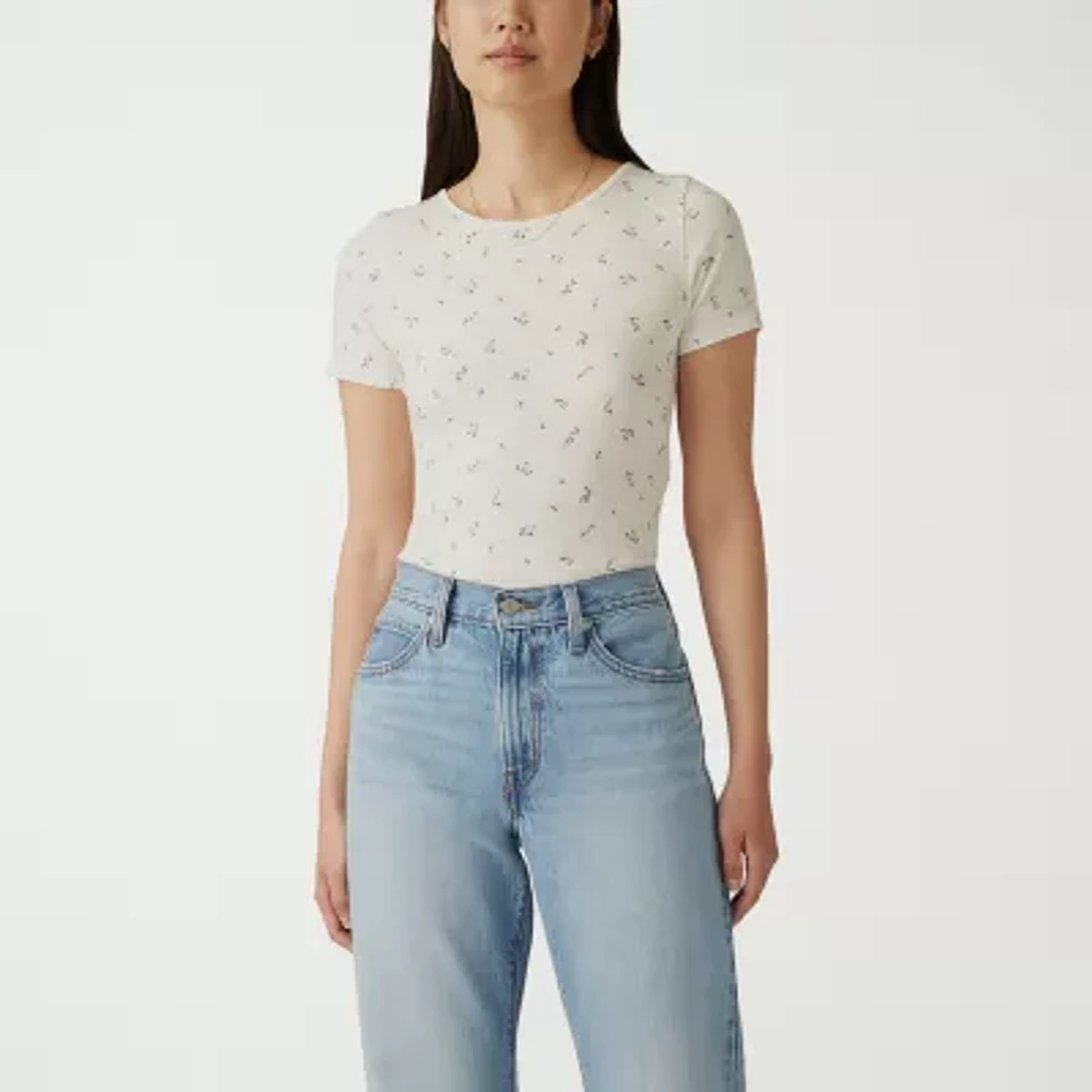 Levi's Honey Short Sleeve Womens Crew Neck T-Shirt