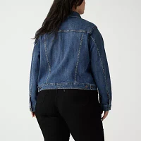 Levi's Midweight Denim Womens Plus Jacket